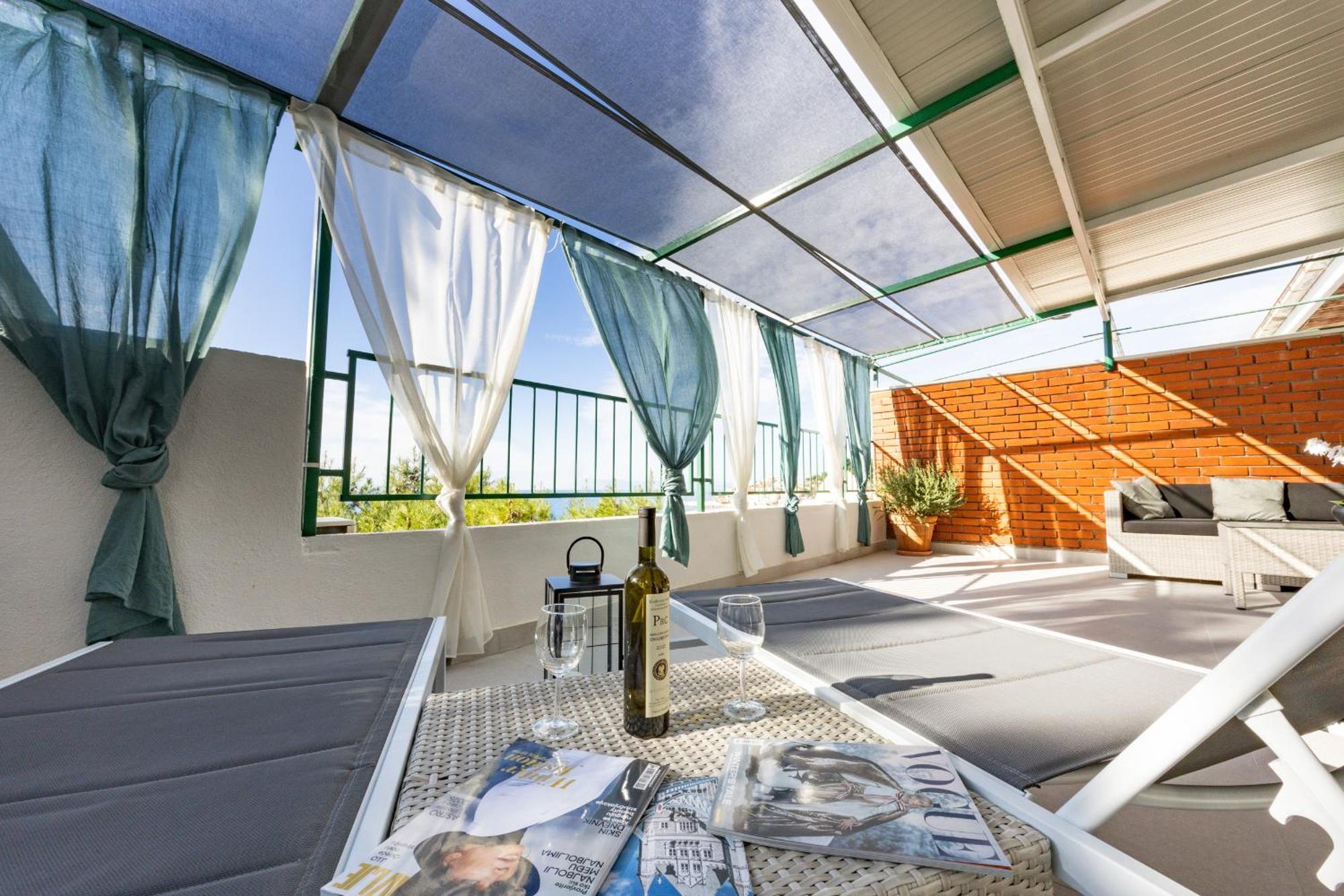 Apartments Krzanic Подгора Екстер'єр фото